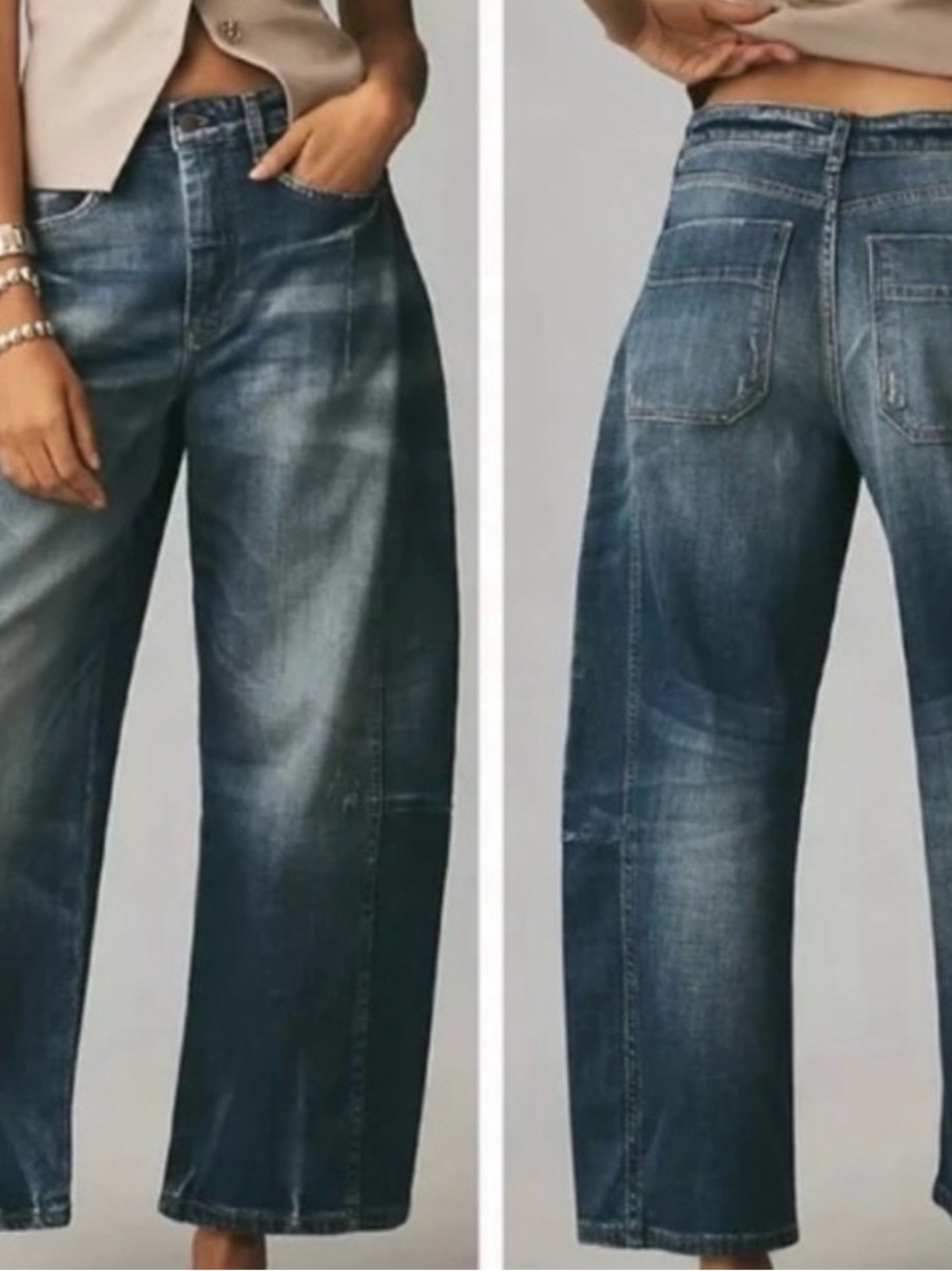 Anthopologie Pilcro Kenna barrel jeans 30